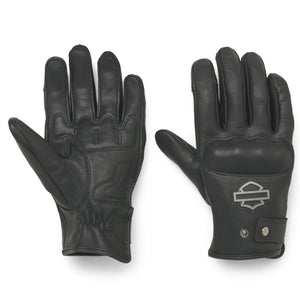 Harley-Davidson Men's Metropolitan Full-Finger Leather Gloves