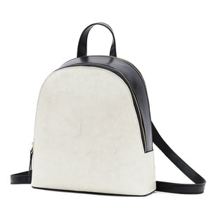 Zee Leather - New Style Genuine Leather Cowhide Fashion All-Match Backpack Female Bag
