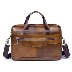 Zee Leather - Men's crossbody bag leather handbag