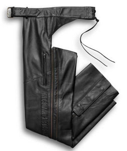 HD Men's Deluxe Midweight Leather Chaps