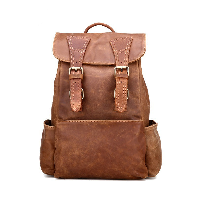 Zee Leather - Ladies leather retro backpack