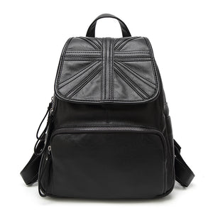 Zee Leather backpack, fashionable lady backpack, mummy bag, multifunctional Backpack