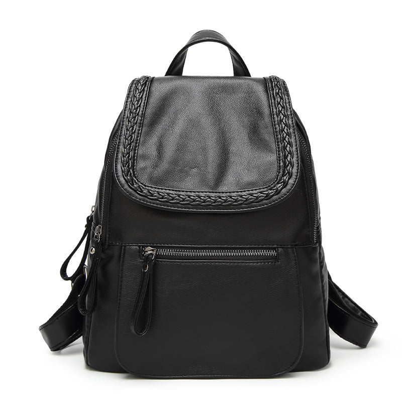 Zee Leather backpack, fashionable lady backpack, mummy bag, multifunctional Backpack