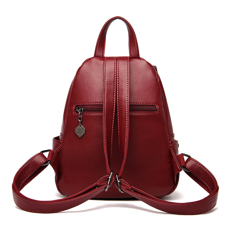 Zee Leather - Soft Leather Ladies Backpack Practical And Fashionable Travel