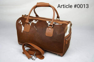 Duffle Travel Bags Hand Crafted Leather Tote Extra Large Cowhide