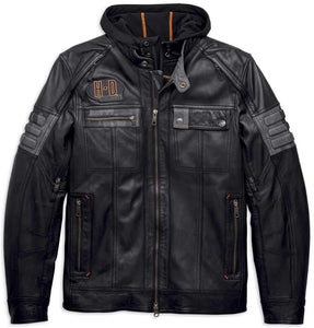 Men's Swingarm 3-in-1 Leather Jacket - Tall