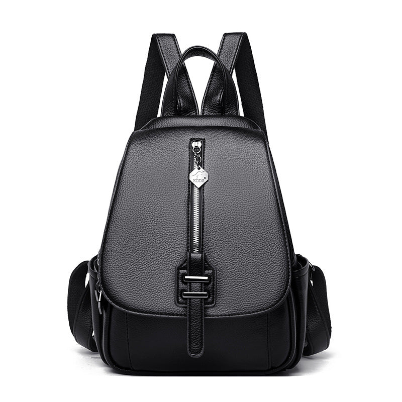 Zee Leather - Soft Leather Ladies Backpack Practical And Fashionable Travel