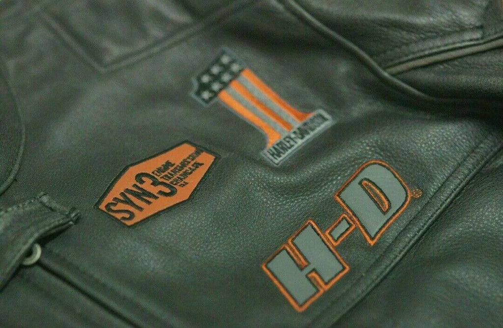 Mens Harley Davidson Screaming Eagle Motorcycle Leather Jacket – Zee ...